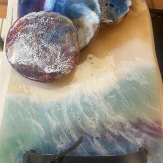 Planche apéro et sous verres